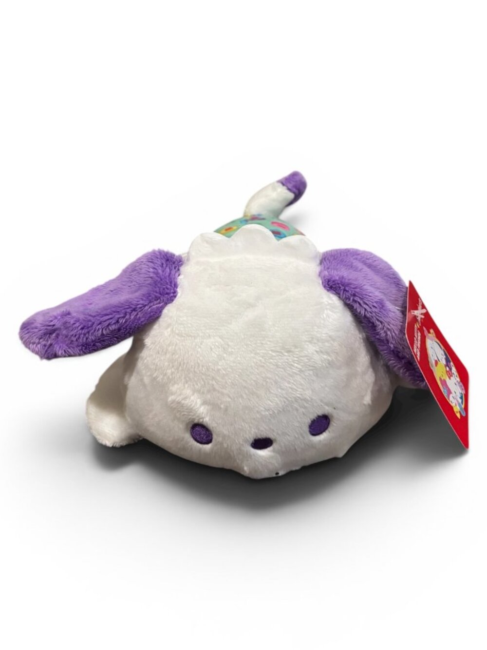 Sanrio Pochacco Plush w/ Sweethearts Candy Print Fabric 9"